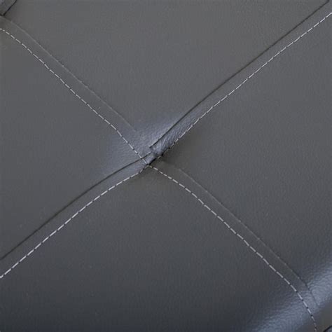 Buy Jasper Faux Leather Dining Bench - Grey and Brown from Home Centre ...