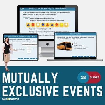 Image result for Mutually Exclusive Events Probability Examples