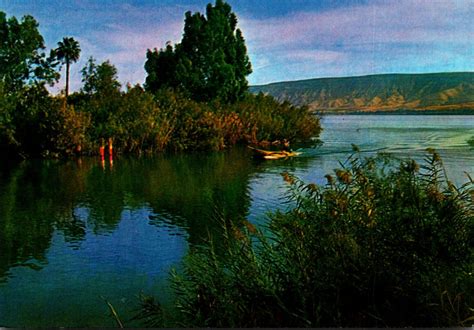Israel Jordan River Leaving The Sea Of Galilee | Asia & Middle East ...