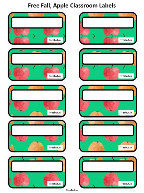 Free Fall, Apple Bulletin Board Decorations and Craft Printables #189
