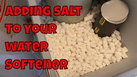 How to add salt to your water softener and avoid a salt bridge - YouTube