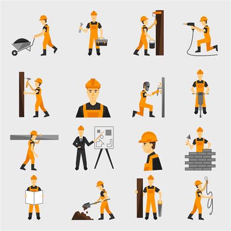 Construction worker graphics Vectors - Download Free High-Quality ...