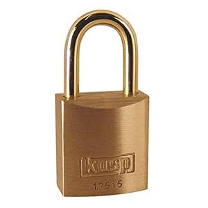 Kasp 125 Series Premium Brass Padlock 15mm : Amazon.in: Home Improvement