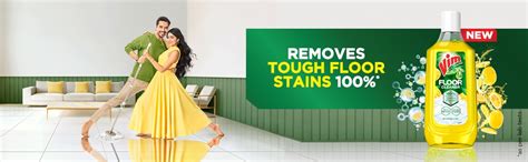 Vim Floor Cleaner: 1000ml | Sparkling Lemon | 100% Removal of stains ...