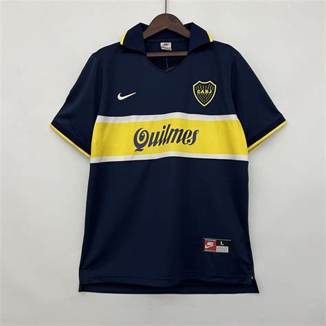 Boca Juniors 1996/97 Retro Jersey Home New Soccer Jersey Boca Juniors Retro