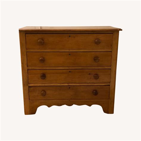 Antique Wood Dresser - AptDeco