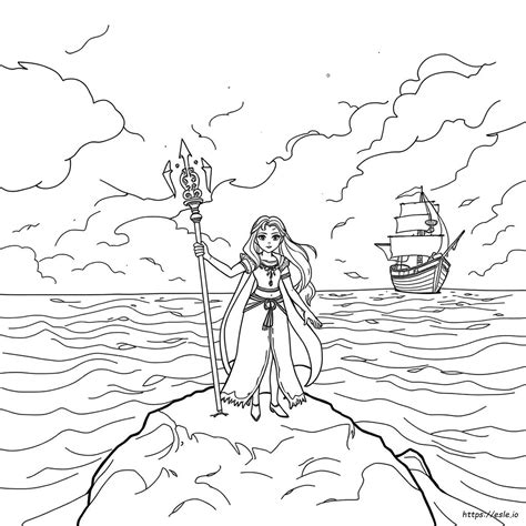 Mal Evie Descendants 3 Värityskuvat