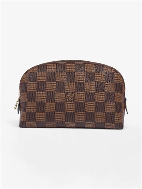 Louis Vuitton LV cosmetic PM pouch Damier Ebene Coated Canvas | Luxe ...