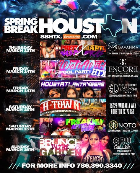 Houston Spring Break 2025 | HTX Spring Break Official Lineup is ...