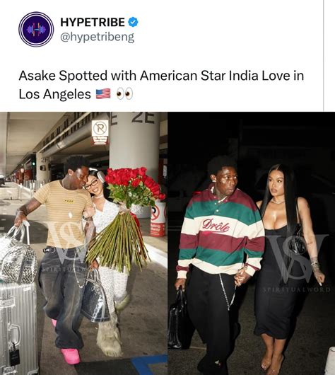 HYPE MEDIA | Looks like Asake is Currently Dating the American Star, Indialove 👀 ...