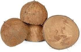 Generic Natural Unpolished Coconut Shell for Cooking, Making Charcoal ...