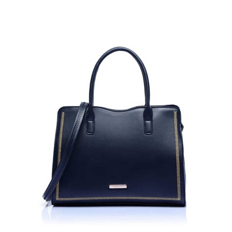 Caprese womens POPPY T Large NAVY Tote Bag : Amazon.in: Fashion