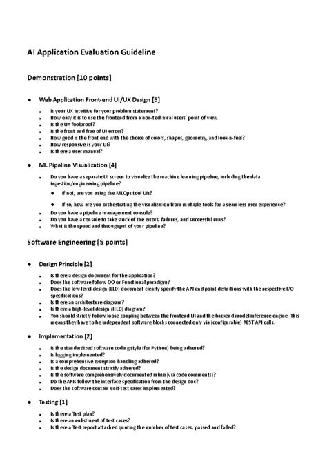 AI Application Evaluation Guideline - AI Application Evaluation ...