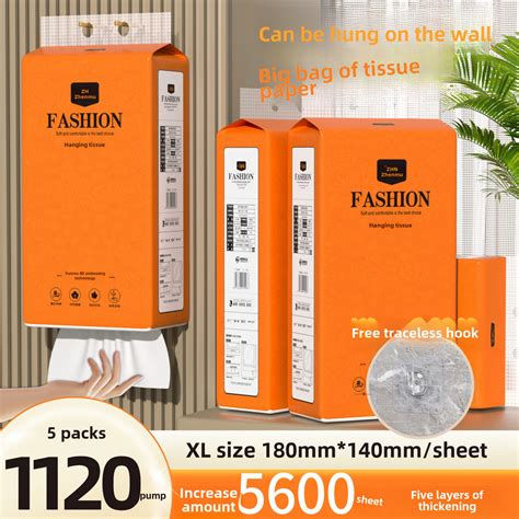 Zhen Mu Extra Large Quantity Paper Hanging Toilet Paper | Shopee Malaysia