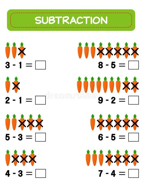 Image result for Subtraction Maths Examples
