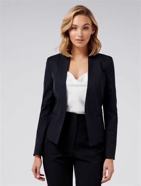 Our beautifully tailored navy blazer is an essential cornerstone for ...