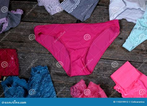 Panties on the floor stock photo. Image of cotton, floor - 110319912