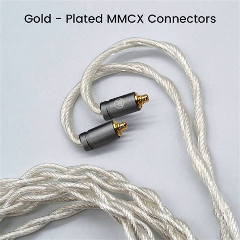 JUZEAR Limpid OFC Silver Plated Upgrade Cable for IEM | Concept Kart