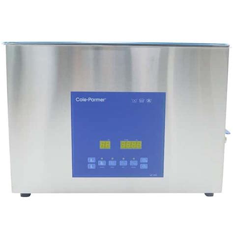 Cole-Parmer UC 200 Ultrasonic Cleaner with Digital Timer and Heat, 20 ...