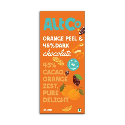 Alt Co. Orange Peel 45% Dark Chocolate (combo pack) - AltCo