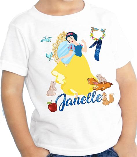 Snow Birthday Shirt - Snow White Shirt - Princess India | Ubuy