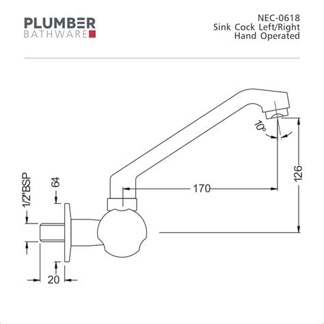 Best Sink Cock tap in India | NEC-0618 | Plumber Bathware