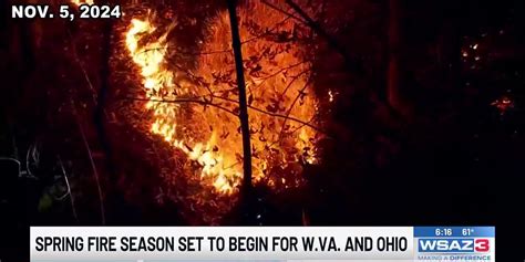 Spring fire season set to begin for West Virginia and Ohio