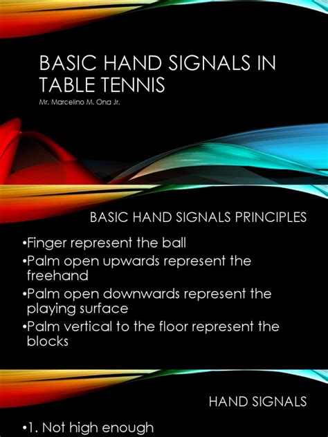 Image result for Table Tennis Referee Hand Signals
