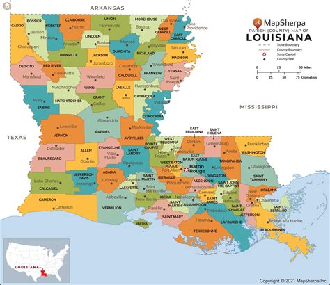 Louisiana Map