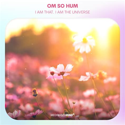 Stream OM SO HUM - I am the Universe | Mantra Meditation by Meditative Mind | Listen online for ...