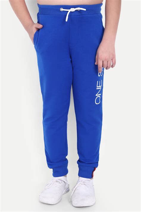 Boys Regular Fit Royal Blue Cotton Blend Trousers – One Sky