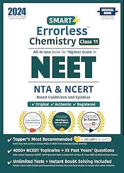 Smart Errorless Chemistry NEET- Class 11(2024) - NCERT Based | 3000 ...