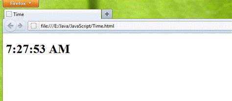 Image result for Display Time JavaScript