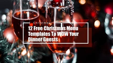 12 Christmas Menu Designs To Impress Your Guests
