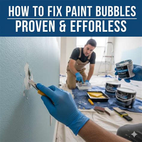 How to Fix Paint Bubbles: Proven & Effortless