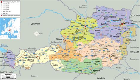 Maps of Austria | Map Library | Maps of the World