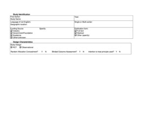 Clinical Study Protocol Form - Blank Fillable Template | Fill Out ...