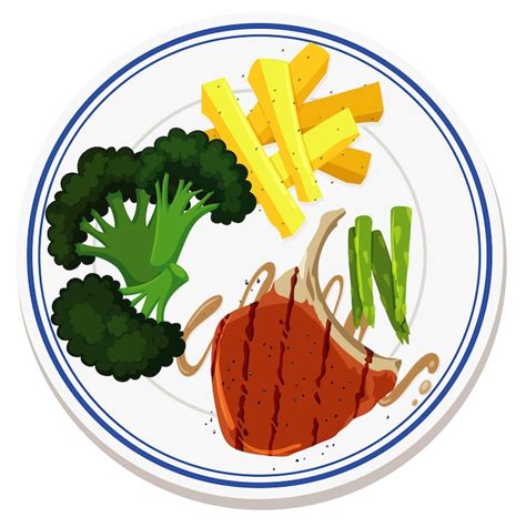 Food plate clipart Images - Free Download on Freepik