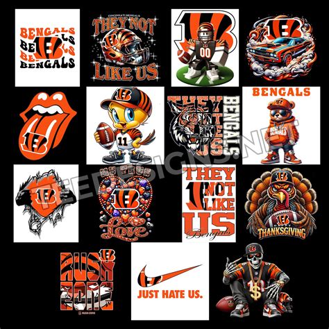 40 Cincinnati Bengals Designs PNG – Tee Designs
