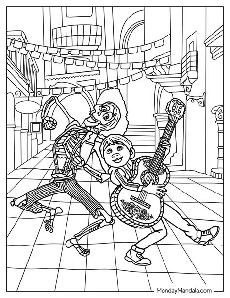 24 Coco Coloring Pages (Free PDF Printables)