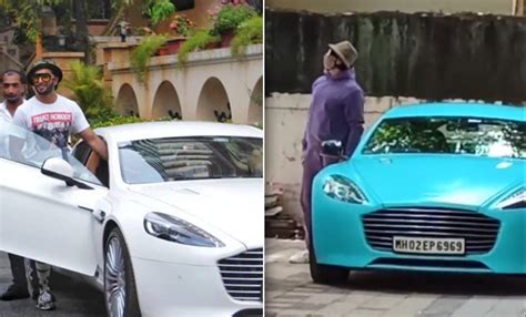 Ranveer Singh Enjoys A Ride In His Rs. 4 Crore Modified Aston Martin ...