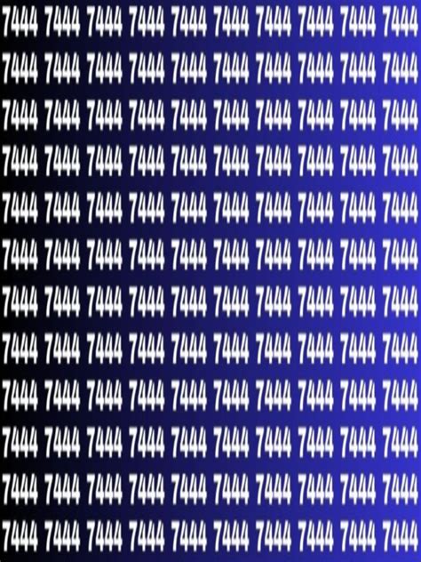 खुद को मानते हैं 'सुपर जीनियस' तो 7444 की भीड़ में 1444 ढूंढकर दिखाइए ...