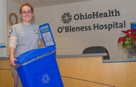 OhioHealth O’Bleness Hospital Launches Recycling Program