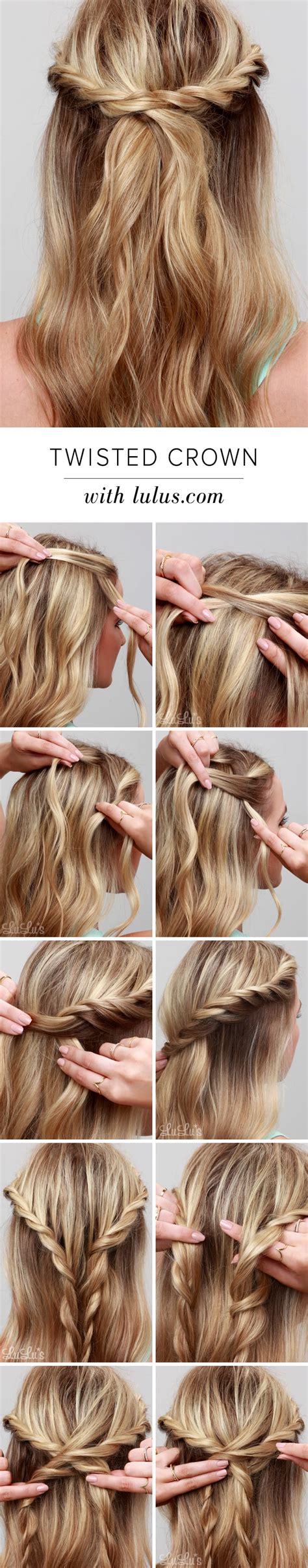 Image result for Twisted Crown Braid Tutorial