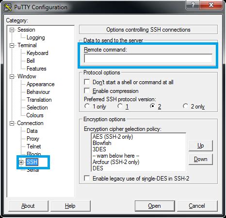 Image result for Putty Command Line Options