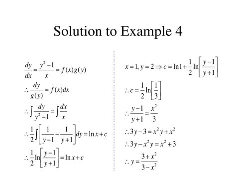 Image result for Solving First Order De