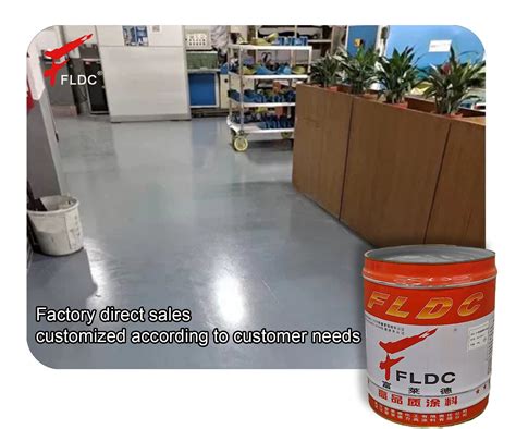 Fldc Satin Look Self Leveling 100% Solid Epoxy Floor Paint for Garage ...