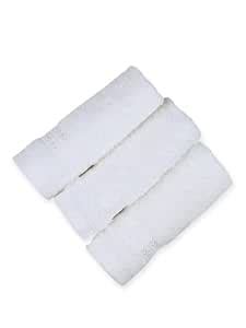 RAMRAJ COTTON Bamboo Cotton Face Towel White (Pack of 3) : Amazon.in ...