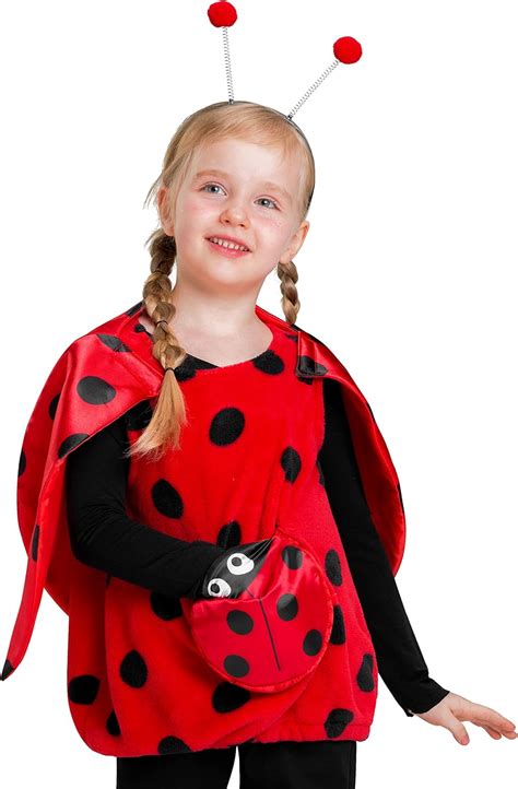 Buy IKALI Ladybug Costume Ballerina Beetle Wings Fancy Dress up Outfit ...