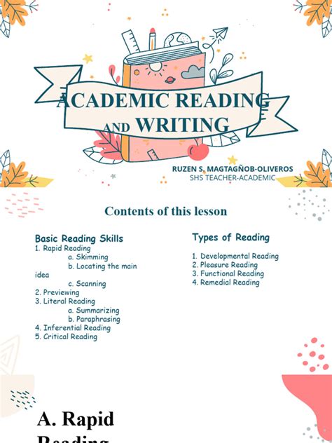 Image result for Reading Skills Lesson